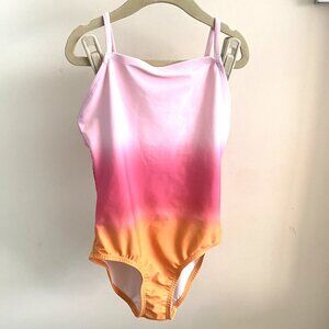 Girls Swimsuit Size 8 by Old Navy - Ombre Pink and Orange